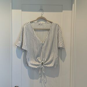 ZARA Black and White Stripped Shirt